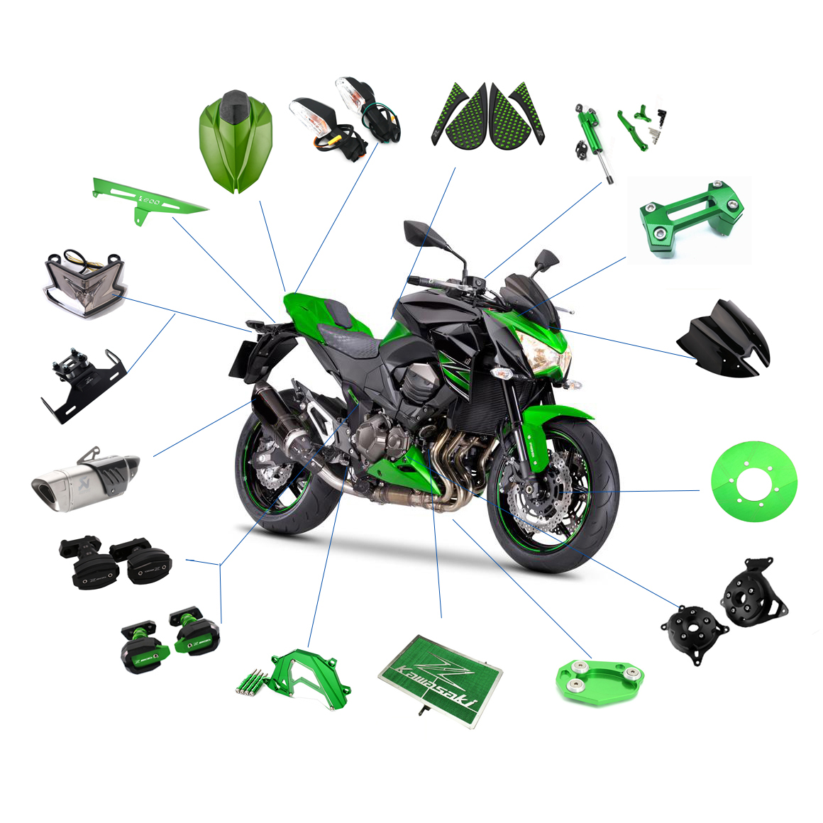 Accesorios Kawasaki