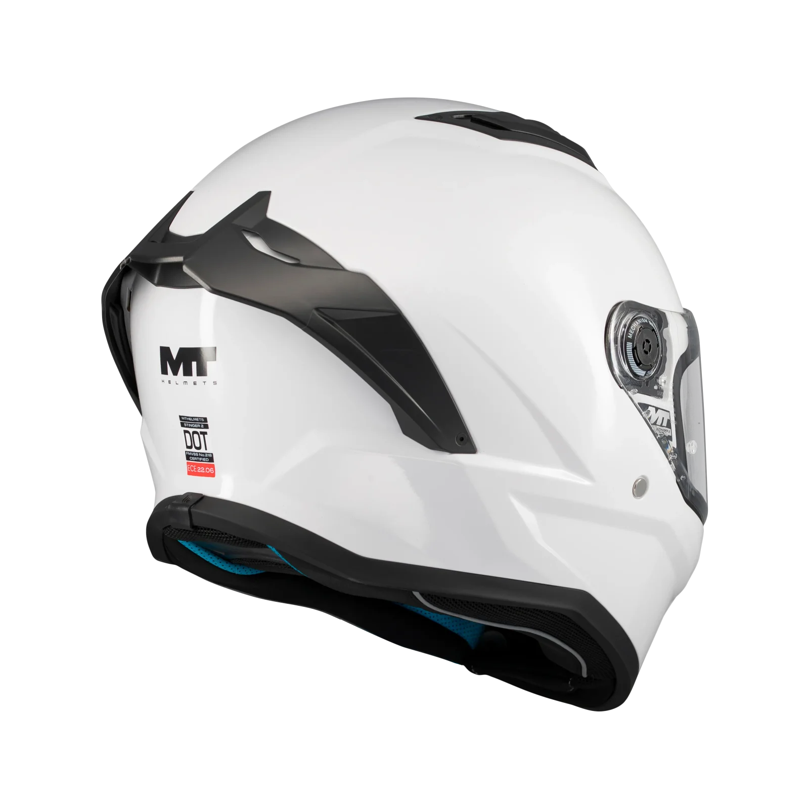 CASCO MT FF126 STINGER 2 PURE A0 BLANCO PERLA BRILLO L, foto 4