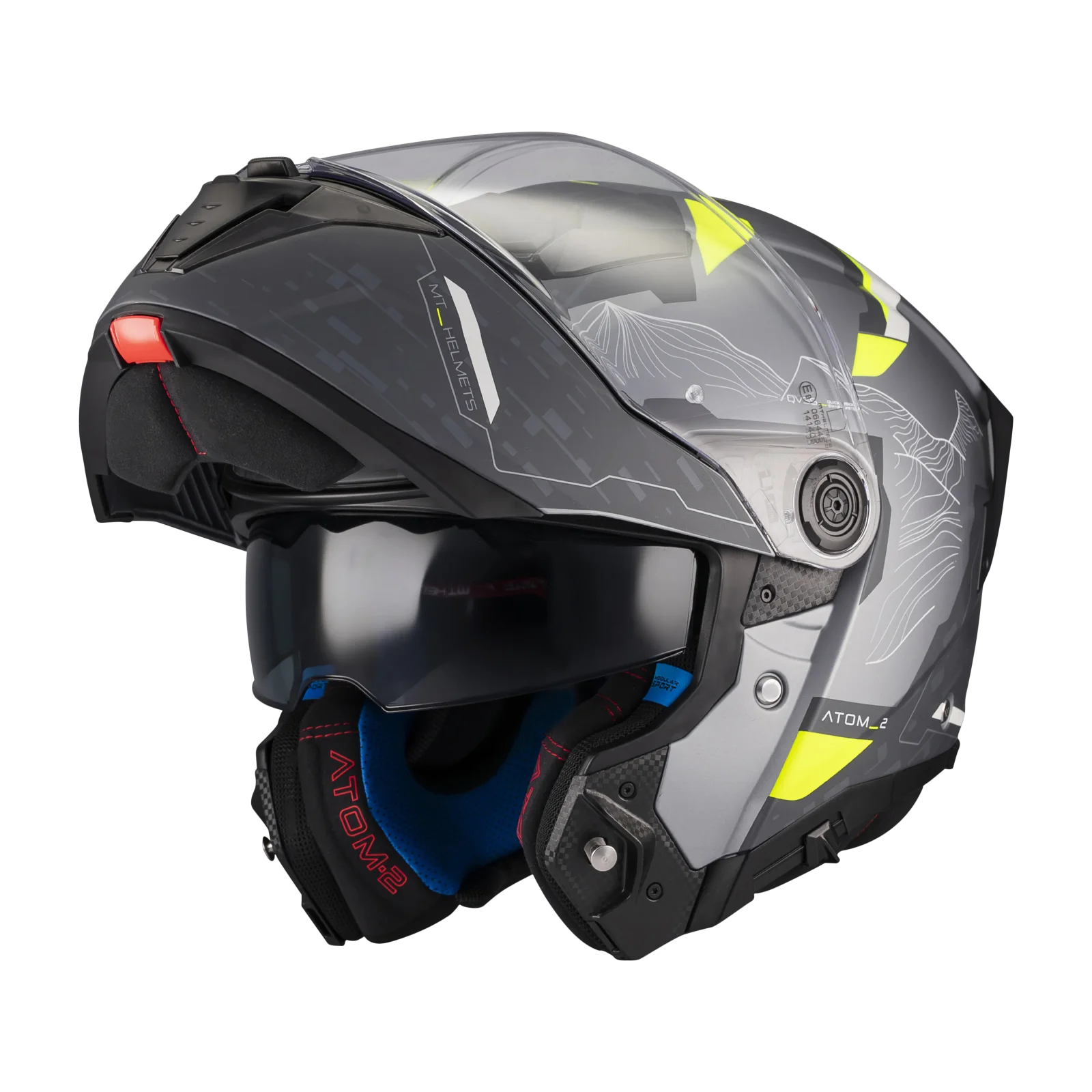 CASCO MT FU404SV ATOM 2 SV HIGHLANDS E2 MATE M, foto 2